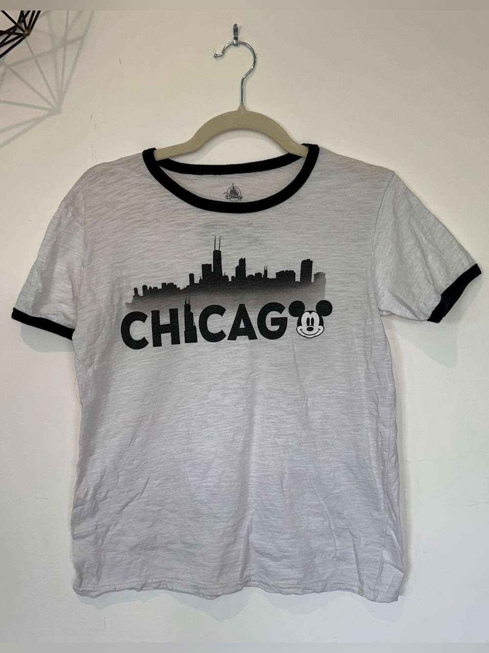 Disney Store Chicago Ringer Tee Fits XS-S